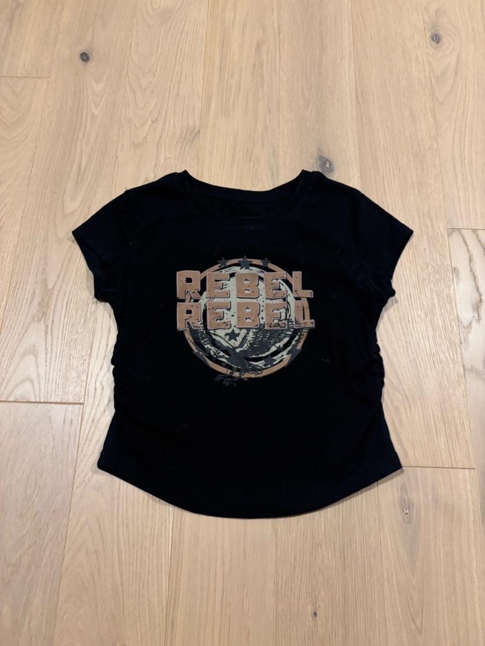 Comfy Black "Rebel Rebel" Graphic Tee